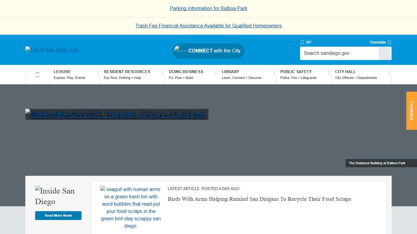 City of San Diego Official Website
